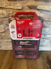 Milwaukee Impact Duty Alloy Steel Driver Bit Set w/ PACKOUT Case (90-Pcs)