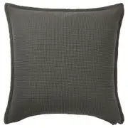 KLOTSTARR cushion cover, anthracite, 50x50 cm