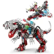 NNEOBA 2-in-1 Jurassic Indominus Rex Dinosaur Building Blocks Toy