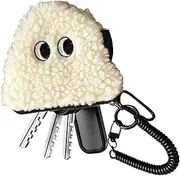[Generic] Plush Currency Purse - Cute Plush Cash Bag, Cartoon Currency Wallet | Zipper Change Purse Rice Ball, Soft Plush Holder Bag Adorable Cartoon Wallet Small Portable Plush Change Bag for Women Kids, A,