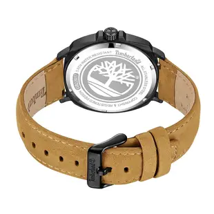 Timberland 天柏嵐 BAILARD系列 野營征服腕錶-黑x咖啡/43mm TDWGB2201702