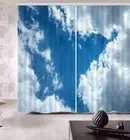 Like Christmas Cloud 3D Curtain Blockout Photo Printing Curtains Drape Fabric