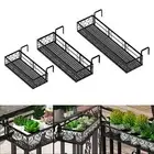 Hanging Railing Planter Shelf Basket Window Box Railing Planter Holder Easy to