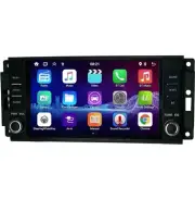 For Jeep Wrangler Dodge Chrysler Apple Carplay Android 12 Bluetooth GPS Camera
