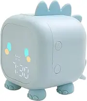 Digital Alarm Clock for Kids Bedroom Bedside Clocks, LED Wake Up Night Light, 6 Ringtones, Touch Control and Snoozing, Rechargeable Battery Childrens Sleep Trainer
