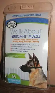 Four Paws Walk-About Quick-Fit Dog Muzzle For Medium Breeds