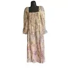 ✅House of Harlow 1960 Floral Linen Dress Size Small