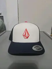 Volcom Full Stone Cheese Trucker Hat Navy ComboNWT Unisex