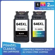 2x Ink Cartridges PG 645 CL646 XL for Canon PIXMA MX496 MG2560 TR4560 TS3165