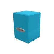 Satin Cube Deck Box (Sky Blue)