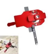 2In1 Hinge Jig 35mm Hole Drill Template for Efficient Cabinet Door Installation