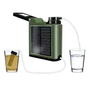 Solar Electric Water Purfier Survival w/ 3W Light, Portable Electric Water Fi...