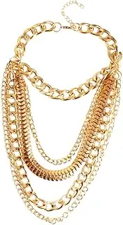 [LALADEFIEE] Tassel Layered Ankle Chain for Women Punk Foot Chain Jewelry Stylish Ankle Decor for Sandals and Beach Wear for Summer Fashion, 27x1cm, Alloy, no gemstone