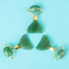 Portable Green Aventurine Jade Gua Sha Board Beauty Facial Roller Massager Tool
