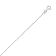 JewelryWeb 925 Sterling Silver 14 Inch Italian Snake Chain Necklace .8mm Wide With Spring-Ring Closure -