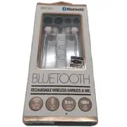 Sentry BT140 Rechargeable Wireless Earbuds With Microphone Bluetooth Brand New