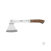CUDEMAN – HATCHET 37CM HACHA BLADE, POLISHED WALNUT WITH RED SEPARATOR HANDLE