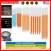 Cleaning Swab Kit Microfiber Knitted Polyester Swab Sticks 5 Type Lint Free S...