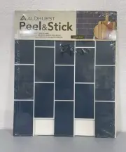 Aldhurst Peel And Stick Backsplash Tile Urban Azul 33 Packs Total