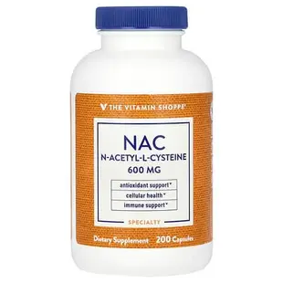 [iHerb] The Vitamin Shoppe NAC, 600 mg, 200 Capsules