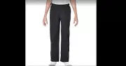 NEW, Gildan Open-Bottom BLACK Sweatpant, #LL2324-312-1