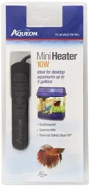 Fish Tank Mini Heater, 10-watt, Plastic 10 W / 9 IN