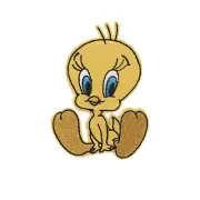 Embroidery Patch Sew or Iron-On Fabric Applique - New - Tweety Bird