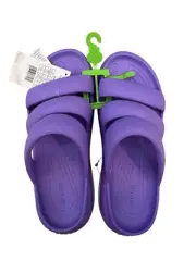 Crocs Unisex Mega Crush Triple Strap Sandal Galaxy Men's 8, Women's 10 Medium