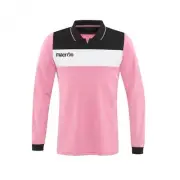 2560/916 Macron Shirt Goalkeeper Naos Long Sleeve With Padding Black Pink