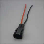 1sets 2 Pin 2.3mm FW-C-2F-B 2 Pin Ignition Coil Wire Harness Female Waterproof Auto Connector Compatible with F~rd Focus(1pcs Male)