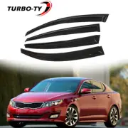 4Pcs Window Vent Visor For 2011-2015 Kia Optima K5 Sun Rain Guard New Black (for: Kia)