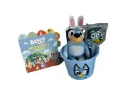 Bluey Kids Easter Gift Bucket, Baby Shower Or Birthday Gift, Pajamas, Book & Pop