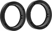 FUNOMOCYA Car Speaker Mounting Gasket Set 2 Pcs Door Spacer Ring for 6.5 Inch Audio Speakers Plastic Pad Easy Install