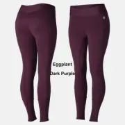 36630 Horze Active Womens Winter Silicone Knee Patch Tights Breech NEW