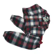 Peter Alexander 2 Pce Children's Pyjama Set Plaid Pattern Multicoloured Size ...