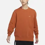 NIKE 大學T NSW SWEATSHIRT 休閒 男款 刺繡LOGO 厚實 衛衣 基本款穿搭 橘 DA0022-881