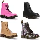 Dr Martens 1460 Pascal Vintage Floral Ankle Boot Womens In Black Flower UK 3 - 8