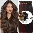 Indian Real Remy Nano Ring Tip Human Hair Extensions Thick Full Head Micro 200g