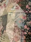 100% Cotton Patchwork Embossed Quilt King Size Bedspread & Shams Multi Color