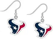 PSG Houston Texans Earrings J-Hook Logo, Team Color, (PSGLS0248838)