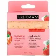 Freeman Hydrating Soap-Infused Sponge, Strawberry Milk