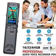 16-64GB Digital Voice Recorder Dictaphone Audio Sound Recorder Mini Lecture MP3