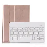 Bluetooth Keyboard & Leather Tablet Case For Ipad Pro / Air 9.7 2017 / 2018 Detachable & Horizontal Flip With Holder Rose Gold Keyboards