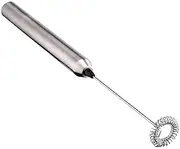 Aphse Electric Milk Frother Stainless Steel Touch Handheld Espresso Mixer Battery Operated Frother and Coffee Stirrer for Hot Chocolate Latte Coffee Milk Foamer