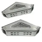 2 Pack HUMANE CORNER UNIT MOUSE TRAP Metal Mice Pest Catcher Multicatch Reusable