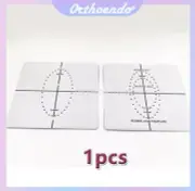 Rubber Dam Punches Hole Dental Plastic Positioning Board Barrier Template Square