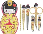 Healeved Nail Clipper Set Manicure Set Nail Clippers Catcher Personal Manicure Tool Pedicure Tool Compact Storage Bag Random