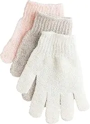 Urban Spa Exfoliating Gloves For Shower, Bath, Exfoliating and Cleansing