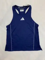 Adidas Utility Singlet Training Shirt Women's Small Navy Blue Sleeveless Tank