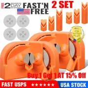 2*Electric Drill Bit Sharpener Multifunction Scissor/Knife Drill Sharpening Tool